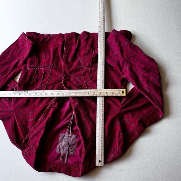 Maurices Office Chic Work womens long sleeve pockets Blazer fucsia plus XXL - Picture 5 of 9